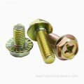 customized m19 hex flange bolt